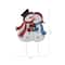 Glitzhome® 2.5ft. Metal Lovely Snowman Yard Stake